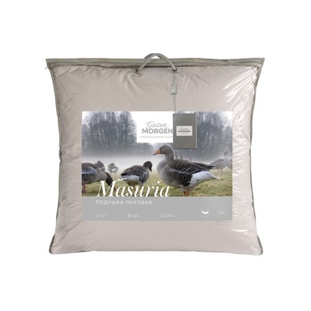 Masuria pillow, size 68x68 cm, gray color-8