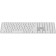Keyboard Acer OKR301 White/silver USB wireless BT/Radio Slim Multimedia (ZL.KBDE 106689