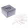 Small white Calligrata, in a set of 100 pieces, square