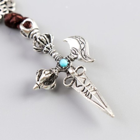Suspension Metal "Dagger-Cross" 12.3x3.5x1.4 cm-1