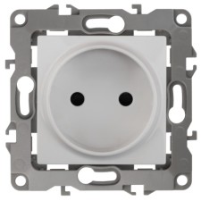 2p socket, 16A-250V, IP20, era12, white