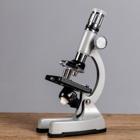 Microscope with a projector, a multiplicity of an increase in 50-1200x, with backlight,-2