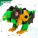 Dinosaurus robot, transformed by one movement