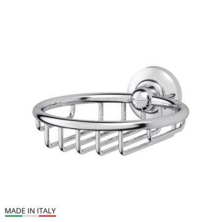 Soap dish, chrome, 3SC