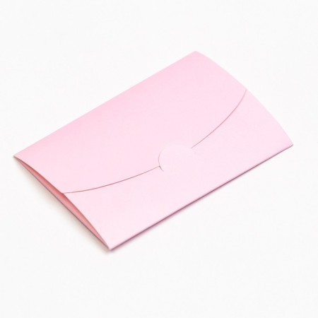 Envelope for certificate with embossing "with all the heart", pink 10.5 x 7-1