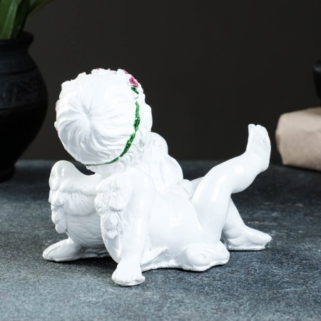 Figure "Angel with a hare" 10x13cm-2