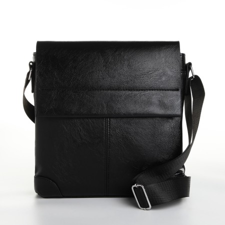 Male bag, black color-1