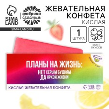 Acidic chewing candy 