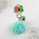 Fluffy keychain, children's “avocadic fluff”, 9 x 10 cm