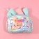 Cosmetic bag-trapping “You are just fire!”, Holographic PVC, 20 x 13 cm