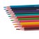 Pencils of watercolor 12 colors BrunovisConti Aquarelle, three -sided