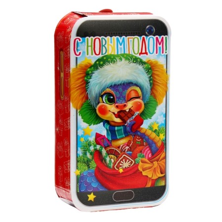 New Year. Gift set of sweets "Mini telephone", 250 g