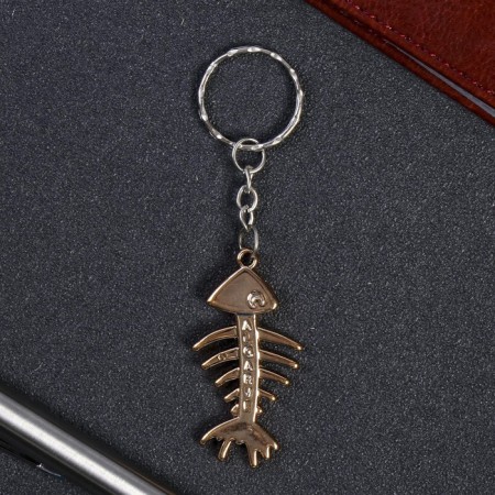 Browler plastic for metal "Skeleton Pisces" 2.5x5 cm-2