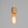 Suspension lamp "Claud" cylinder 1x40W E27 white 5x6.5x95cm