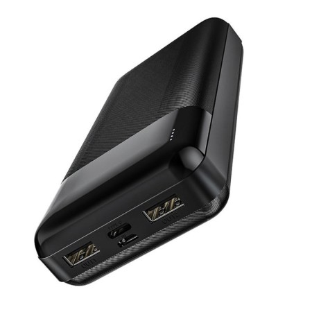 External battery Hoco J72A, Li -Pol, 20,000 mAh, Microusb/Type -C - 2 A, 2 USB - 2 A, black-1