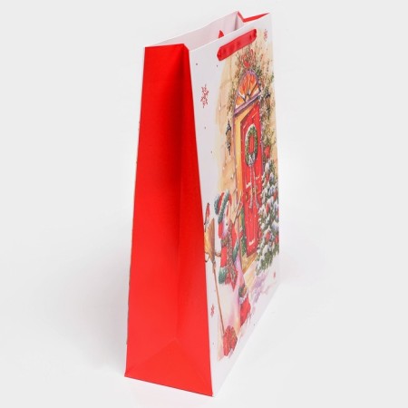 Gift, laminated, "snowman", 31 x 40 x 11.5 cm-2