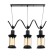 Lamp "Vigo" 3he27 40W black 63x15x80 cm