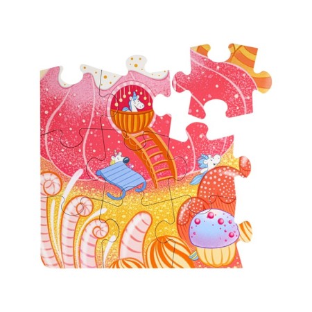 Puzzle with stickers "Find the hero: unicorns", 10 stickers-3