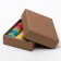 Box the team without printing a lid is a brown without a window 18 x 15 x 5 cm
