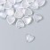 Decor for creativity Plastic "Hearts with brilliance" set of 40 pcs.