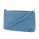 Female bag, artificial leather, blue 24x6x15 cm