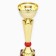 The 174V Cup, award figure, gold, plastic stand, 29.3 x 10 x 7.5 cm.