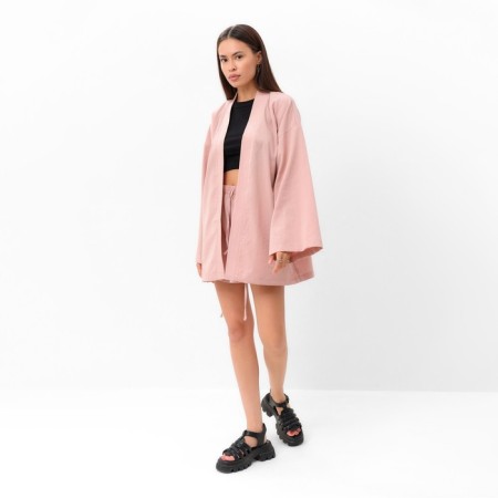 Women's costume (kimono and shorts) Mist Summer Time, powder, r.48-4