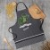 Apron Dilyana "The main in the kitchen" 70x60 cm, horn, 100% HL, 160g/m2