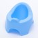 Children's pot, color of mix for a boy (turquoise, green, blue)