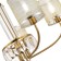 Suspended EVOLUCE lamp. Sle1119-303-05. Ellisse. 5x40 watts, E14, 65x65x39 cm, brass color