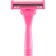 Women's shaving machine, Super-Max Kwik 3, reusable machine + 4 interchangeable cartridges with triple blade