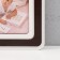 Photo frame LHDF "Our family" 33x33 in 3 photos 10x15 cm, col. Wenge-white (plastic screen)