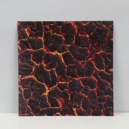 Photophone bilateral cardboard density 350 g "Fire" 50x50 cm-2