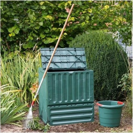 Plastic Garden Composter 600 L Graf Eco-King, 80x80x95 cm-5
