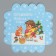 Box for confectionery with PVC lid "Sweet New Year", 13 x 13 x 3 cm, New Year