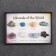 Collection of minerals, 8 pcs, 8x5.5x1.3 cm