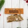 A set of decorative clothespins in dark gold, 50 pcs.