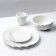 Ceramic Iceberg Ceramic plate, white, 17 cm, white color