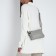 Bag Cross-Bodi with a zipper, gray color