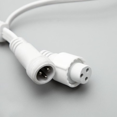 Garland "Curtain" 2 × 3 m, IP44, UMS, white thread, 760 LED, warm white glow, 220 V-5