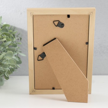 Photo frame MDF "Ellis" 10x15 cm, with a paspartu, natural 76715-3