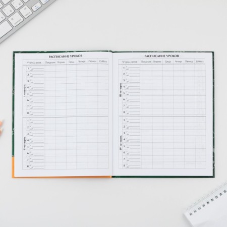 School 1-4 Diary “September 1: Smart Dog”, solid cover 7BC, glossy lamination, 48 sheets-4