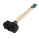 A sledgehammer forged scrap, 5 kg, wooden handle