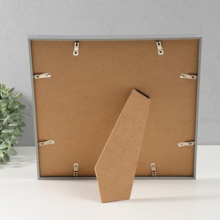 Photo frame plastic LIDA 30x30 cm silver (plastic screen)-3