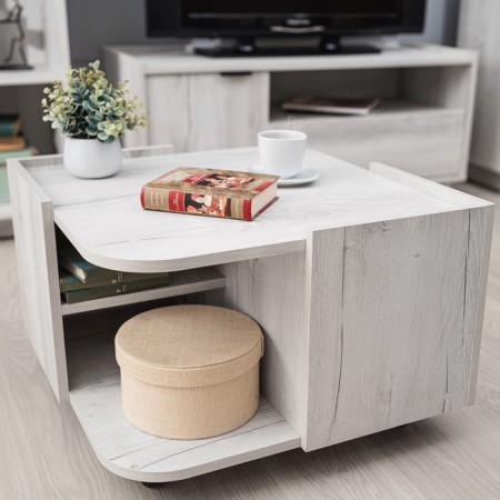 Journal table "Flex 16", 600 × 600 × 400 mm, the color of the oak shavinigan-2