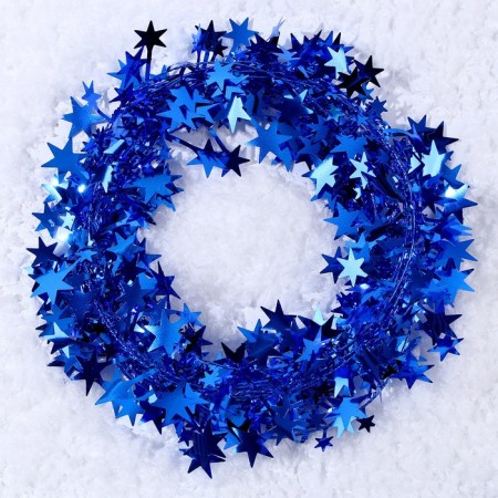 Wire for crafts and decor "Star" length - 5 meters, blue color