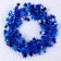 Wire for crafts and decor "Star" length - 5 meters, blue color
