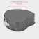 The form for baking the share "Elin. Heart ", 23.5 × 22 × 6.8 cm, removable bottom, anti -stick coating, black color