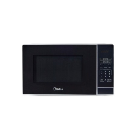 MIDEA EG720CR1-S microwave oven, 700 watts, 20 l, 7 modes, grill, black