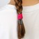 Hair gum "Feel with heart", D = 4 cm